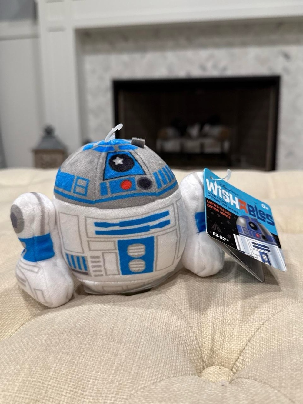 R2-D2 Plush Toy - Blue & White Star Wars Character